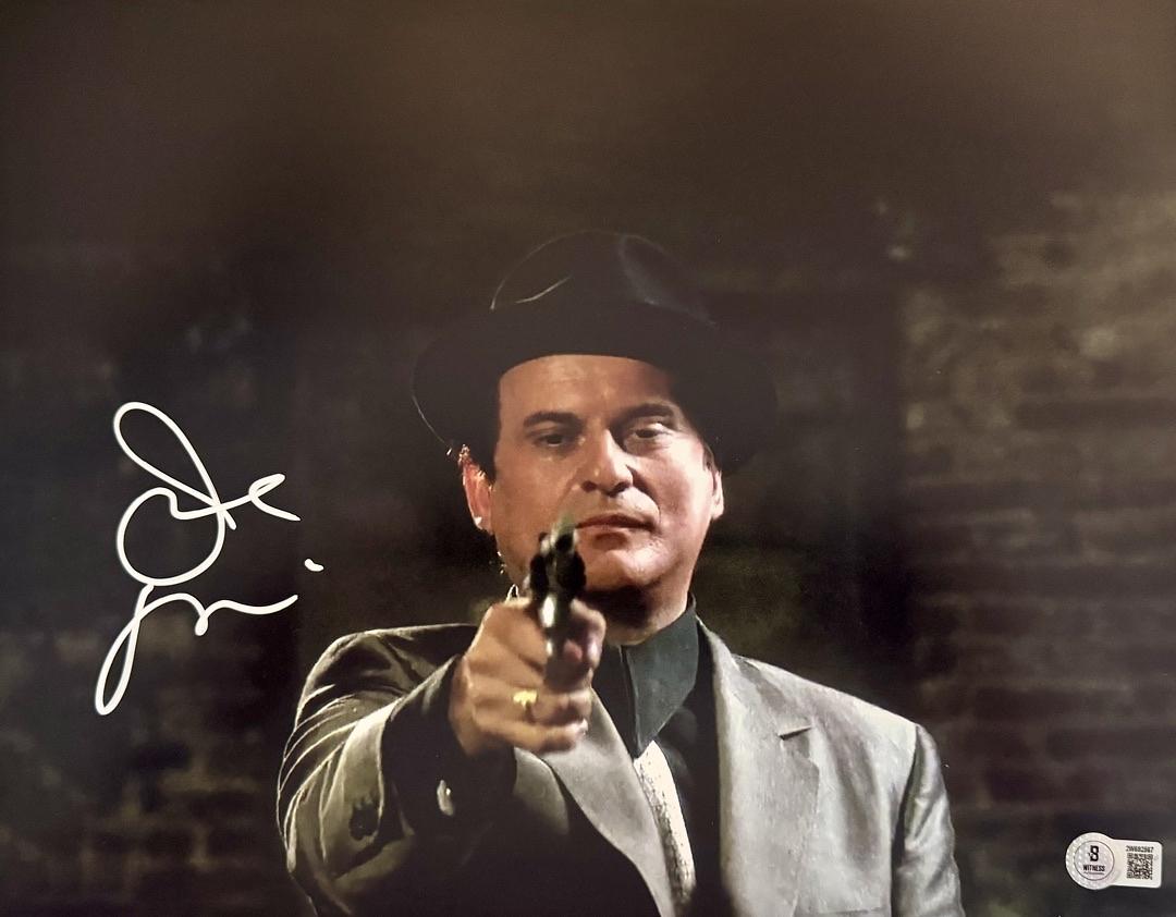 Joe Pesci signed 11x14 (Goodfellas) - Beckett COA